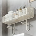 thumbnail image 6 of Gnmfd No-Drill Toilet Shelf, Bathroom Storage Rack, Open Style Above Toilet Storage, Sturdy Iron Build, Punch-Free Setup, Space-Efficient Organizer for Toiletries and Bathroom Essentials, 6 of 6