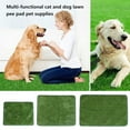thumbnail image 2 of Grofry Pet Pee Mat，Artificial Grass Puppy Pee Pad Odor-Free Absorbent Fine Workmanship Wear-resistant Dog Training Pad for Clean Comfortable Home, 2 of 7