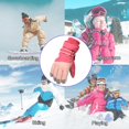 thumbnail image 5 of COMVALUE Kids Waterproof Ski-Gloves Warm Snow Gloves for 6-12 Years Winter Thick Warm Snowboard Gloves for Youth Teens (Hot Pink, One Size), 5 of 5