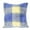 Blue & Yellow, variant on 18 x 18 in. Chenille Cushion Cover, Meridian