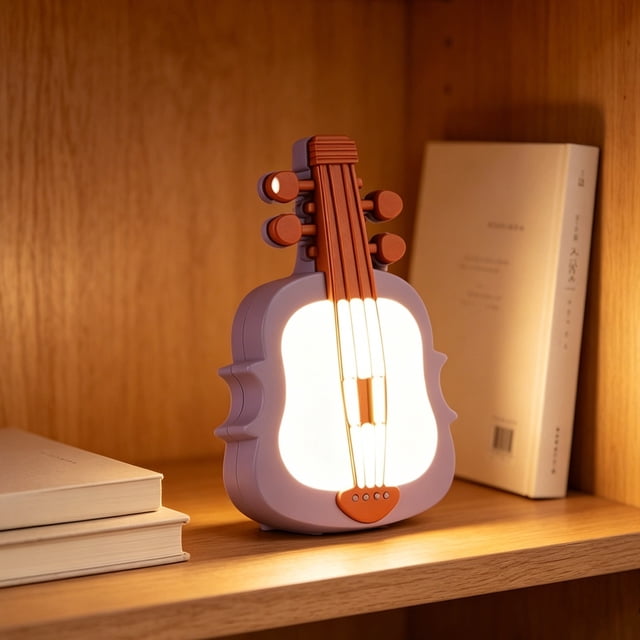 Rewenti Violin Eye Protection Student Learning Desk Lamp Student Dormitory Reading Bedroom Bedside Night Light Usb Charging