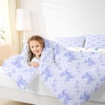 thumbnail image 3 of Erosebridal Dreamy Purple Bow Tie Bedding Comforter Set 7-Piece for Girls,Kids Teens Cartoon Love Heart King Bedding Sets,Luxury Bedroom Decor, 3 of 6