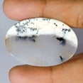 thumbnail image 3 of 46.80Cts Natural Sky Blue & White Dendrite Opal Oval Cabochon Loose Gemstone, 3 of 4