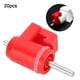 thumbnail image 4 of 20 piezas bebedero de tetina de agua para pollos, alimentadores automáticos de plástico rojo, suministros para animales de granja avícola, uñas rugosas más cuerpo rojo, 4 of 12