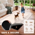thumbnail image 2 of MOPHOTO 1/2" Thick Dual-Surface Non-9'x6'Slip Rug Pad, Protective Cushioning Carpet Pad, Carpet Protector Mats for Hardwood Floors, Fabric with Grip Dots & Sponge -Enhanced Safety for All Floors, 2 of 9