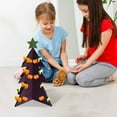 thumbnail image 2 of RKSTN Mini Christmas Tree Christmas Tree Décoration Mangeoire pour Lapin en Bois Support de Légumes pour Cochon d'Inde Hamster Habitat de Noël Arbre de Noël Floqué, 2 of 5