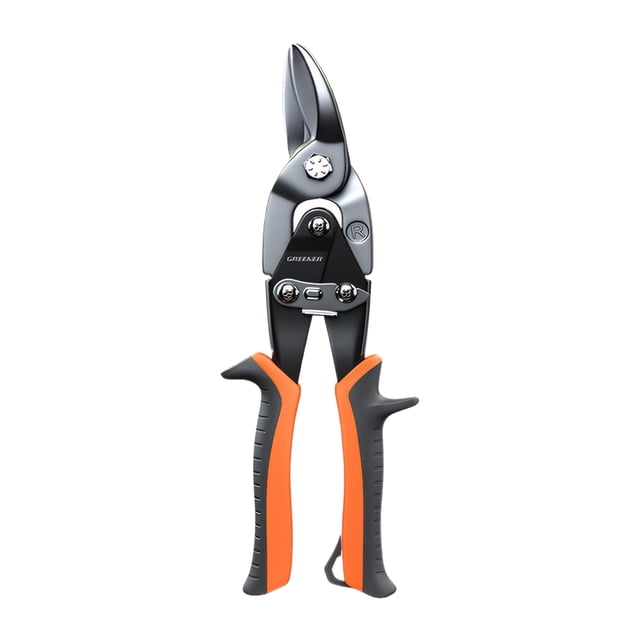 stanreset Hand Tool For Iron Cutting Easy Grip Scissors For Metalwork Sheet Metal Metal Cutting Scissors Snips Right head