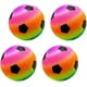 thumbnail image 1 of 4 Pieces PVC Balls for Kids. Rainbow Inflatable Soccer Balls. Soft Balls for Kids. Game Balls., 1 of 4