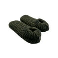 thumbnail image 2 of Brookstone Men's Cozy Knit Slipper Socks, 1-Pack, Sizes 7.5-12, 2 of 6