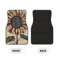 thumbnail image 2 of Balery USA Sunflower Flag Juego de 4 Alfombrillas para Auto, Revestimientos de Caucho Resistente, Diseño Antideslizante, 2 of 7