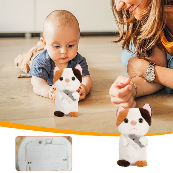 Cyber and Monday Deals 2023 Toys Children'S Electric Sound Little Hamster Can Learn To Speak Toy Repeating Puppy Bunny Doll Plush Doll Multicolor
