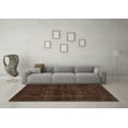 thumbnail image 3 of Ahgly Company Indoor Rectangle Abstract Brown Modern Area Rugs, 2' x 4', 3 of 4