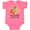 Hot Pink, variant on Inktastic My Grammy Loves Me Fox Boys or Girls Baby Bodysuit
