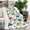 White, variant on White Dinosaurs Palms Names Pattern Blanket,Comfortable Soft Lamb Wool Throw Blanket,All Season,Warm Lightweight Blankets for Sofa Bed Couch Living Room Chair,30"x40"