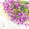 thumbnail image 3 of Morttic 20 Bundles Artificial Calla Lily Flower Plants Outdoor UV Resistant Decoration (Purple), 3 of 13