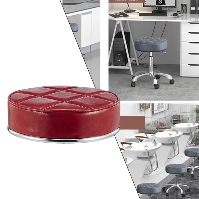 Taburete de Bar redondo estándar cojín de asiento de alta resistencia para rojo Colcomx Asiento de reemplazo de barra