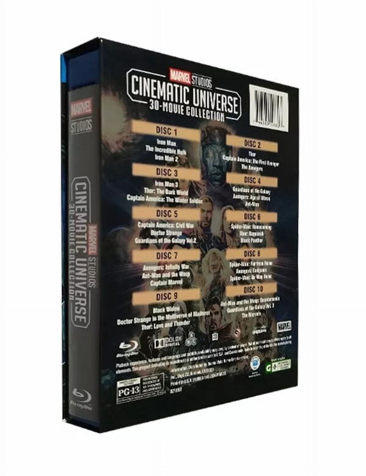 Marvel Studios Cinematic Universe Collection 30 movie (Blu-ray