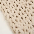 thumbnail image 4 of Handmade Knitted Blanket Thick Chenille Thread Bed Blanket Sofa Cover Photo Prop, 4 of 9