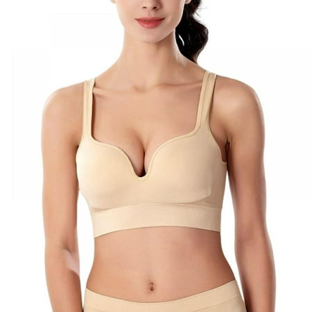 

Spdoo Bras for Women Seamless Smoothing Underwear Wirefree Soft Bra Color 42
