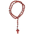 thumbnail image 1 of Rosario Católico Rosario Católico Ágata Roja Rosario Católico Collar De Rosario Diseño Aerodinámico Jadeshay  A, 1 of 8