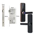 thumbnail image 1 of Door Lock, Tuya Electronic Smart Door Lock With Biometric Fingerprint / Smart Card / Password / Key Unlock/ USB Emergency Charge ,Easy to Install, 1 of 5