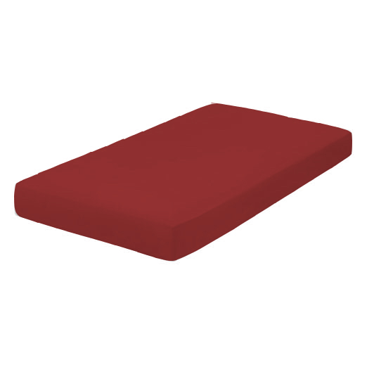 1 PC Cotton Fitted Sheets for Standard Crib Mattress & Toddler Bed Mattress Crib Fitted Sheet (Burgundy, 28x52x8 Inch Drop)