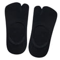thumbnail image 4 of 2x1 Par Mujeres Calcetines Invisibles Tabi Calcetines Antideslizantes Calcetines De Barco De Corte Bajo Negro Sunnimix Calcetines Tabi de corte bajo para mujer, 4 of 8