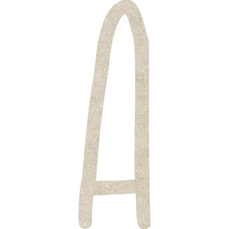 Awesome Life Craft Unfinished Wooden Letter A Blank Wood 5'', Custom Cut, Rustic