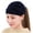 Navy, variant on Yigetop Knit Hats for Women Autumn and Winter Warm Knitted Yarn Headband Hat Flower Headband Headdress Covered Headband Bonnet A One Size