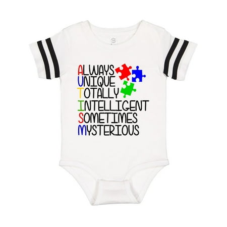 

Inktastic Autism Awareness Acronym Gift Baby Boy or Baby Girl Bodysuit