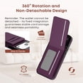 thumbnail image 3 of Funda cartera RFID morada DREAMME para iPhone 17 Pro Max, 3 of 9