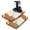 White-3, variant on Bohemian Absorbent Coffee Mat, Leak-Proof Dish Drying Pad with Rustic Ethnic Patterns, Quick Dry Non-Slip Kitchen Counter Mat for Coffee Bar & Appliance Protection
