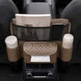 thumbnail image 6 of Car Seat Organizer Between Seats, Gap Filler Storage Caddy with Cup Holders and Tissue Holder, Universal Front Seat Console Organizer for Car SUV Truck, 6 of 7