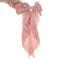 thumbnail image 4 of Unique Bargains 1 Pc Bow Ribbon French Barrette Hair Clips for Home Pink, 4 of 5
