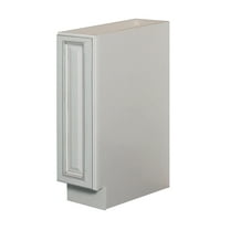 Sunny Wood Rlb09-A Riley 9" Wide X 34-1/2" High Single Door Base Cabinet - White
