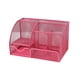 thumbnail image 5 of Sidaley Organizador de escritorio multifuncional con compartimentos - Organizador de escritorio eficiente y compacto Office Rose Red Rosa roja 2piezas, 5 of 6