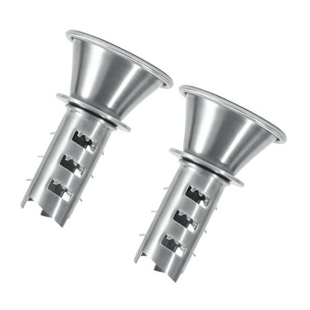 DEEPCRAFF 2Pcs Stainless Steel Manual Citrus Juicer with Pouring Nozzle for Home Use