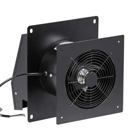 KFFKFF 6-Inch Wall Ventilation Fan, 205 CFM Exhaust Fan with AC Motor, Quiet Operation and Easy Setup for Bathrooms, Garages, Laundry Rooms, and Storage Spaces