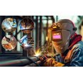 thumbnail image 2 of Meoldis Auto Darkening Welding Helmet with LED Light, True Color Welding Mask with Wide View LCD, 4-Sensor Professional Welding Hood for TIG MIG Stick Arc Welding, Grinding & Cutting, 2 of 9