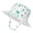 A40-Mint Green, variant on Ccpelsie Baby Sun Hat 0-6 Years Toddler Boys Girls Adjustable Bucket Hats Kids Bucket Hats Wide Brim Beach Swim Pool(Light Yellow,L)