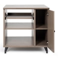 thumbnail image 3 of Gator GFW-ELITESIDECAR Elite Furniture Series Rolling Rack Sidecar Cabinet with Configurable Rack Space & Shelving Gray, 3 of 4