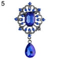 thumbnail image 1 of Ayyufe Women's Luxury Rhinestone Alloy Brooch Pin Large Waterdrop Pendent Party, 1 of 7