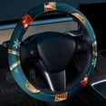 thumbnail image 2 of Christmas 14.5 Inch Printing PVC Leather Car Wheel Cover Steering Wheel Cover Car Wheel Covers Auto Accessories, 2 of 6
