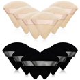 thumbnail image 1 of 12 piezas de esponja cosmética para polvos de 2,76 pulgadas, portátil, suave, para la cara, esponja triangular de terciopelo con mango de banda de cinta para polvos sueltos, herramienta de maquillaje, 1 of 5
