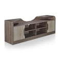 thumbnail image 1 of Bowery Hill Rustic Wood 72-Inch TV Stand in Chestnut Brown Finish, 1 of 7