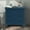 Blue, variant on 28" Wood Nightstand with 3 Storage Drawers and Round Handle, Farmhouse Bedside Tables with 4 Tapered Legs and Pull Out Tray, Sofa Side Cabinet for Living Room, Bedroom, Brown