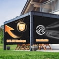 thumbnail image 3 of % Sun Shade Cloth with Grommets, x Pergola Replacement Shade Cover Canopy Privacy Screen for Outdoor Patio Garden,, 3 of 8