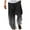 Black, variant on IROINNID Drawstring Pants for Men Summer Casual Gradient Wide Leg Relaxed Fit Elastic Waist Straight Trousers Stylish Beach Pants,Black