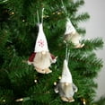 thumbnail image 2 of Northlight Set of 3 Skiing Gnomes Christmas Ornaments 4.5", 2 of 8