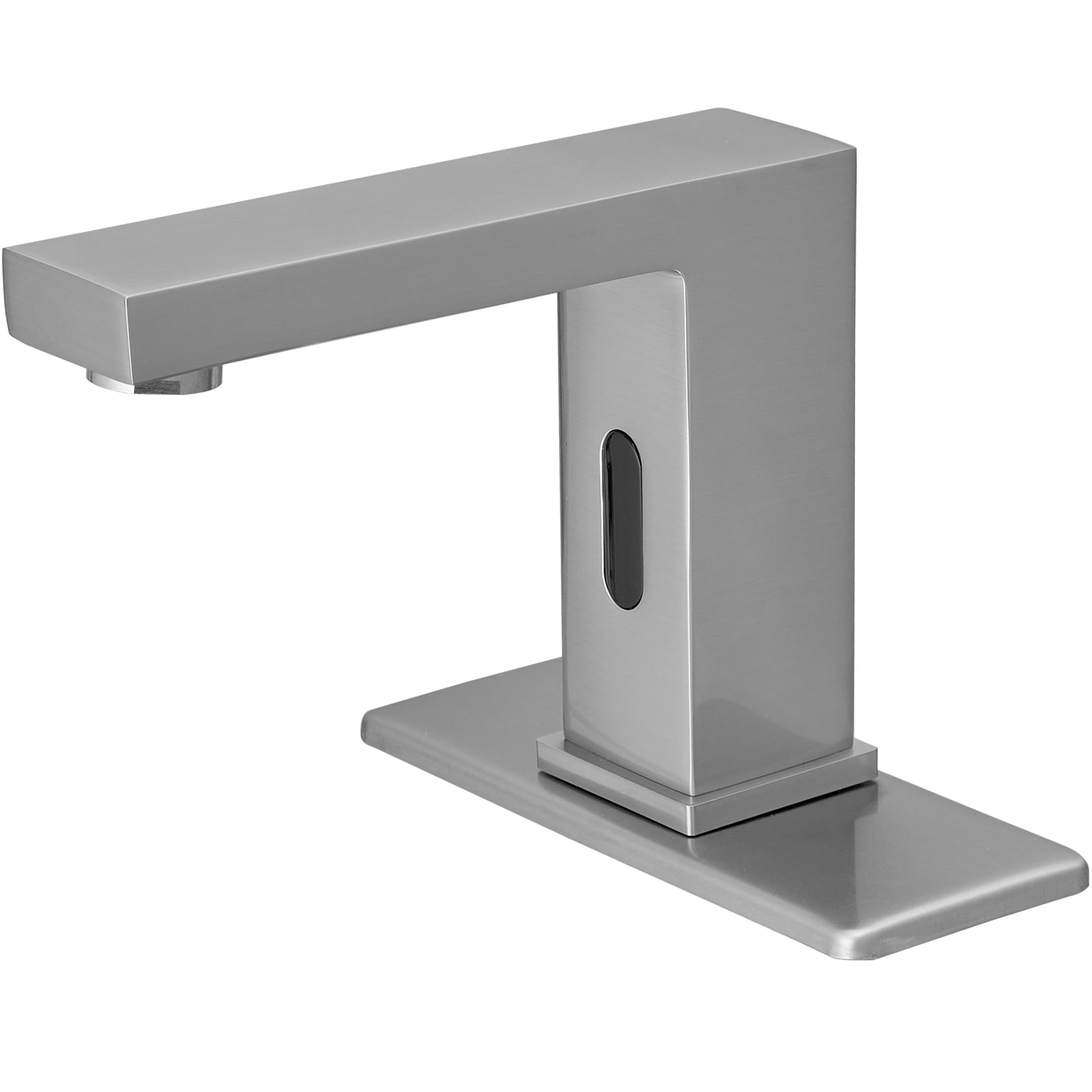 Automatic Sensor Touchless Bathroom Sink Faucet With Deck Plate In